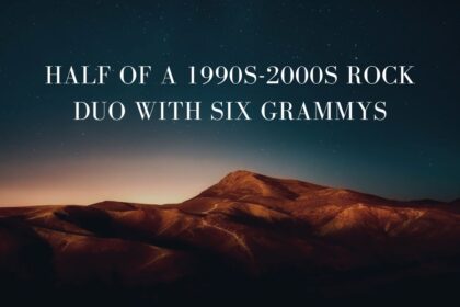 Half of a 1990s-2000s rock duo with six grammys