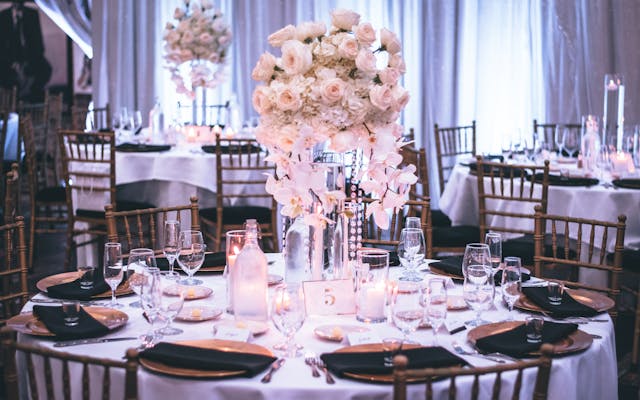 centerpieces at wedding receptions nyt